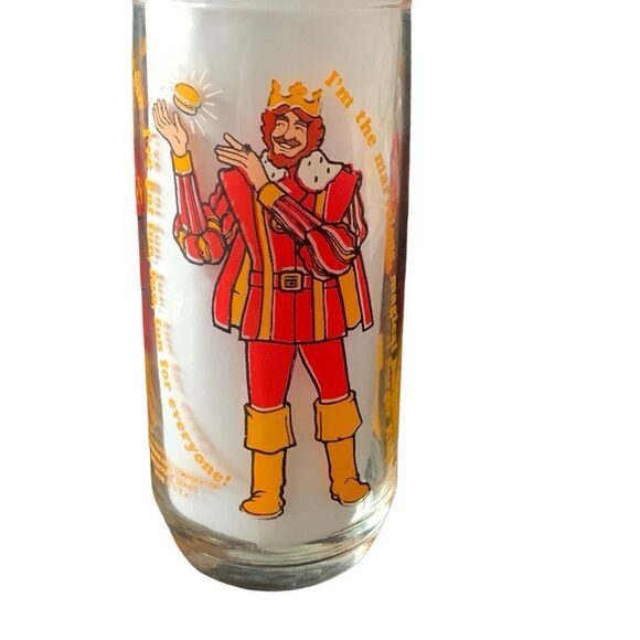 Vintage Burger King Collector Glasses 1979 Burger King Sir Shake A Lot Lot of 2 - Picture 5 of 10